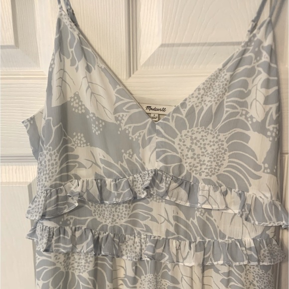 Madewell Summer Dress - Light Blue & White, New - Picture 6 of 7